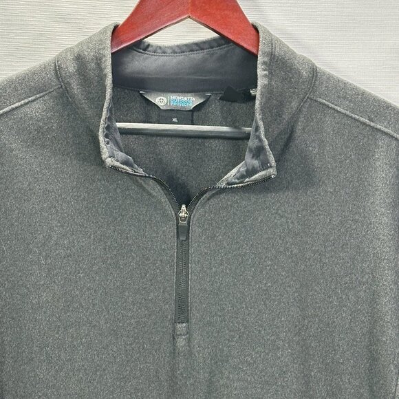 Mondetta Sweatshirt Mens XL Fleece 1/4 Zip Gray Stretch Pullover Outdoor Project - Picture 3 of 6